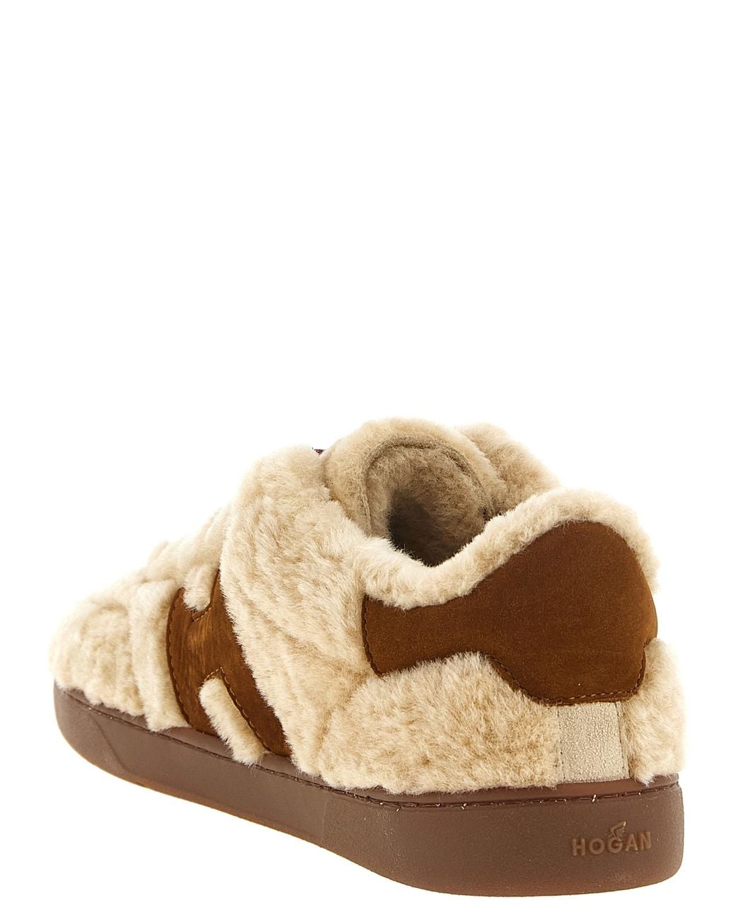 Hogan Brown 'Cool' Sneakers