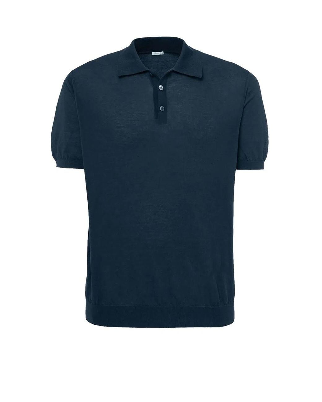 Malo Blue Polo With Short Sleeves for men