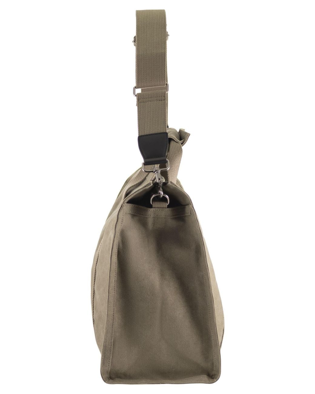 A.P.C. Brown Canvas Weekend Bag for men
