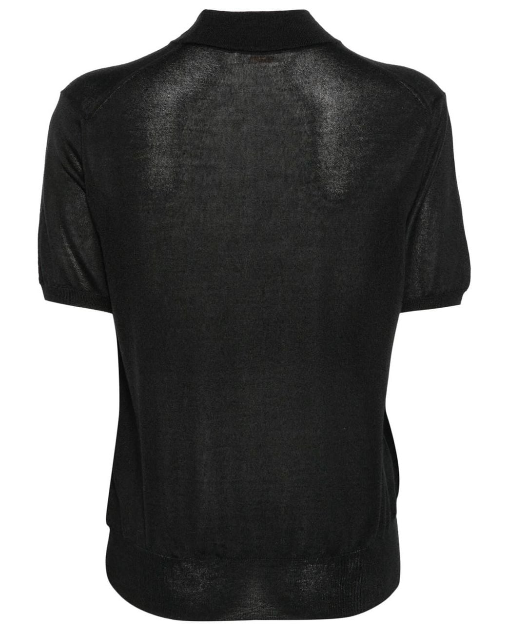 Zanone Black Top Lupetto A Mezza Manica