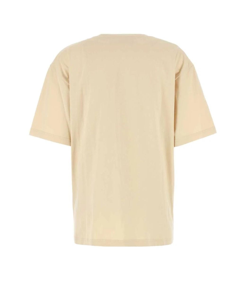 Valentino Garavani Natural Cream Cotton T-Shirt
