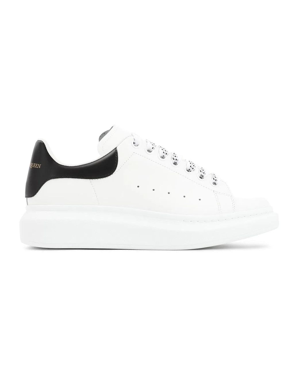 McQueen White Leather Chunky Sneakers for men