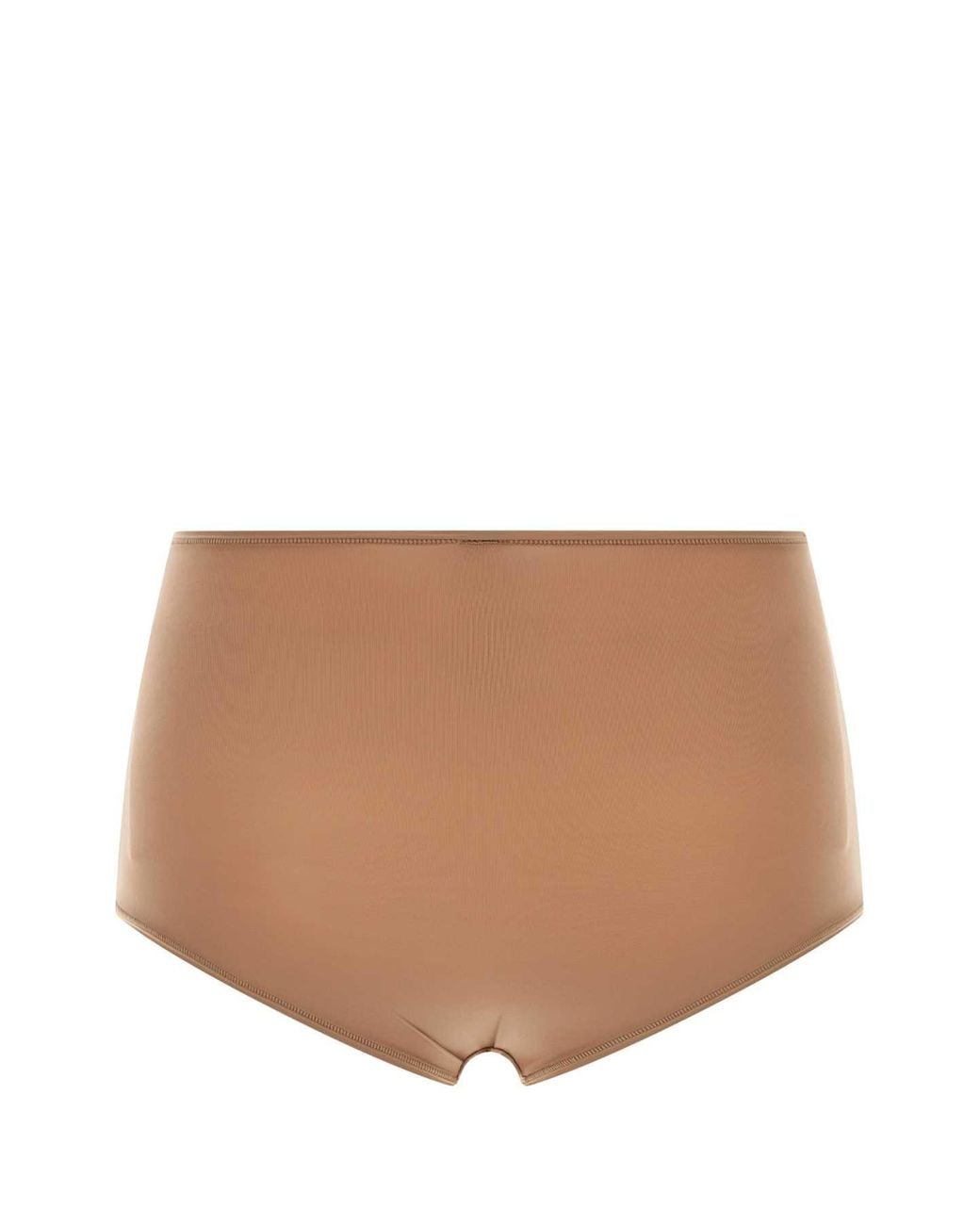 Skims Brown Sienna Stretch Cotton Mini Boy Shorts