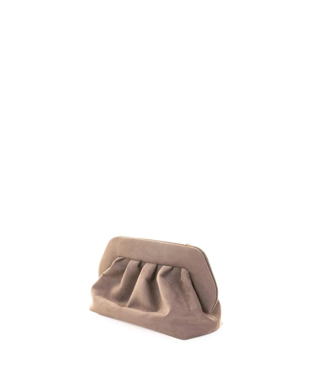 THEMOIRÈ Brown Recycled Clutch
