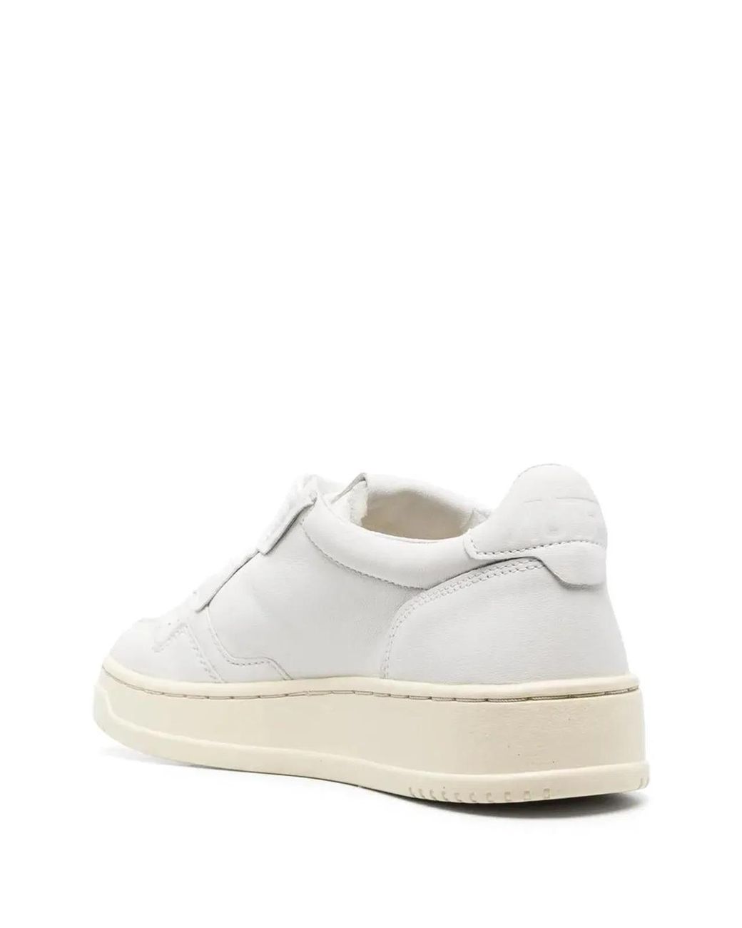Autry White Leather Medalist Sneakers