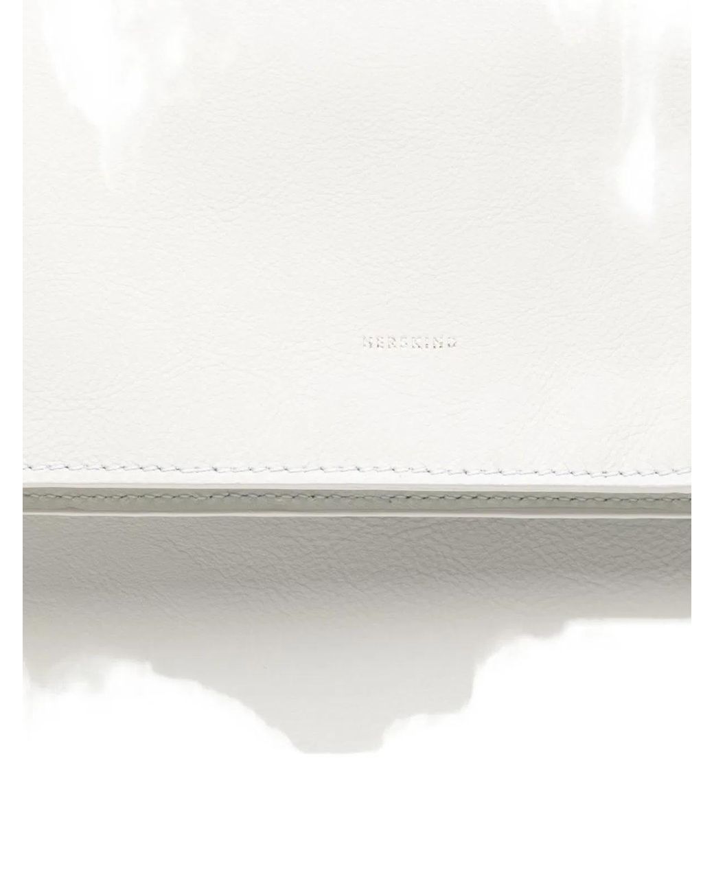 Herskind White Sofia Leather Tote Bag