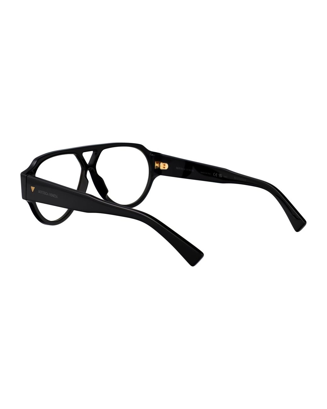 Bottega Veneta Black Transparent Acetate Sunglasses for men