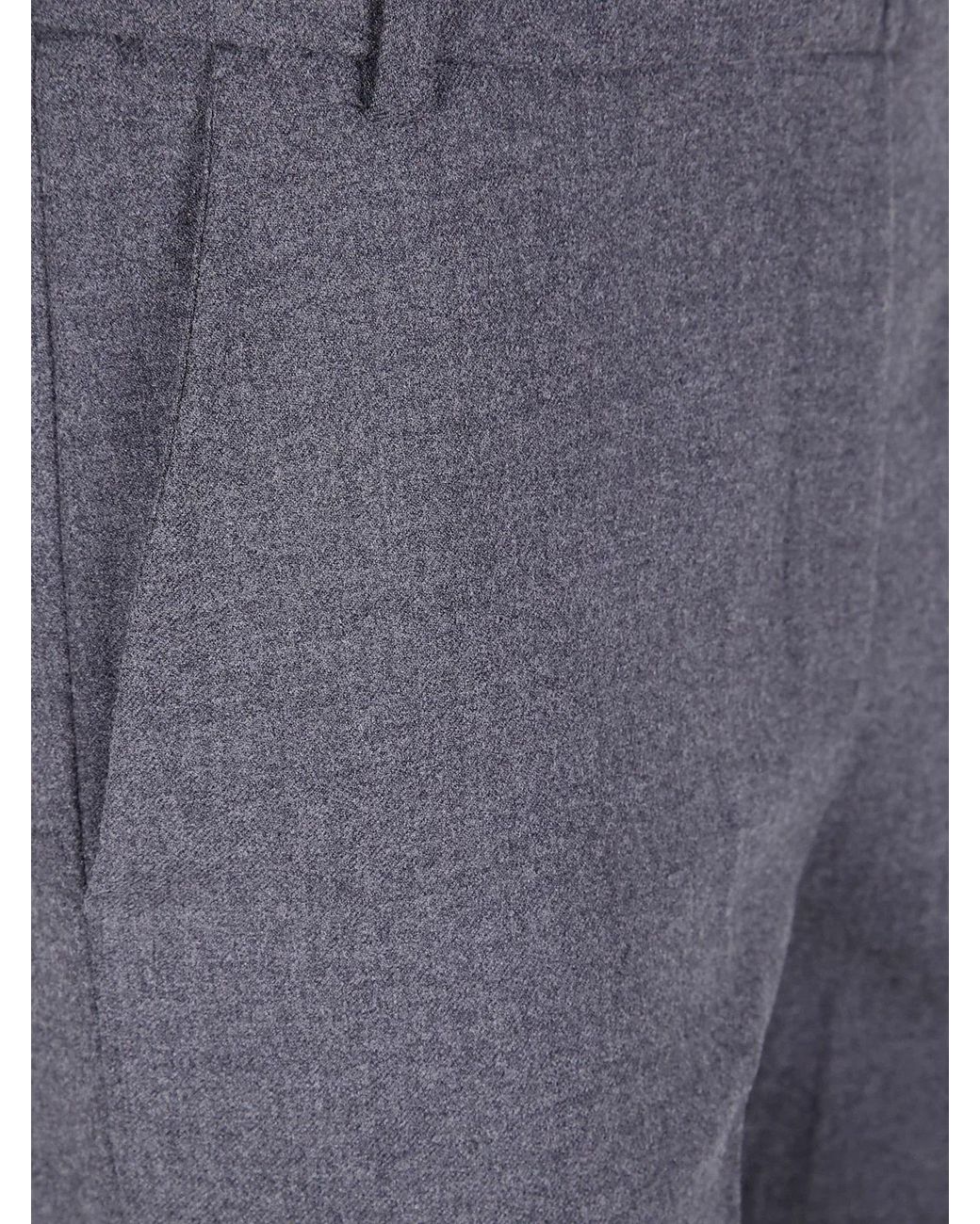 Kiltie Gray "Hugo" Straight Leg Trousers