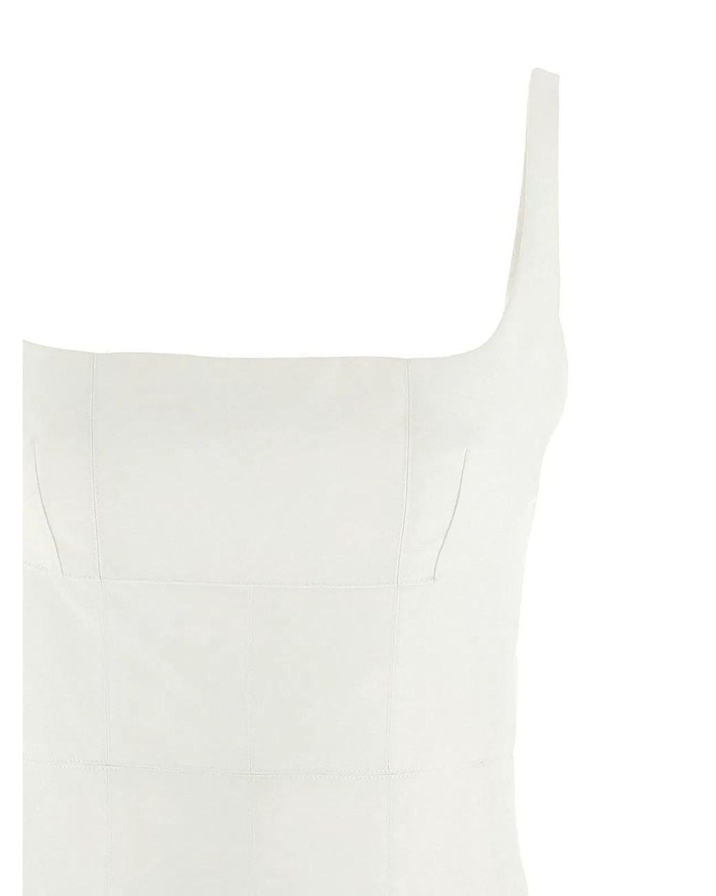 Giovanni bedin White Pleated Dress
