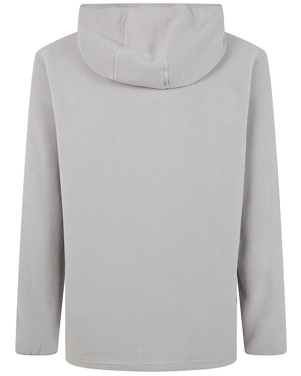 Snow Peak Gray "Water Repellent Fleece" Hoodie for men