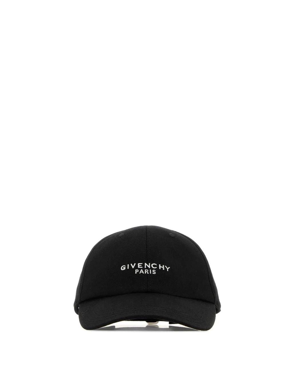 Givenchy Black Cotton Blend Baseball Cap for men