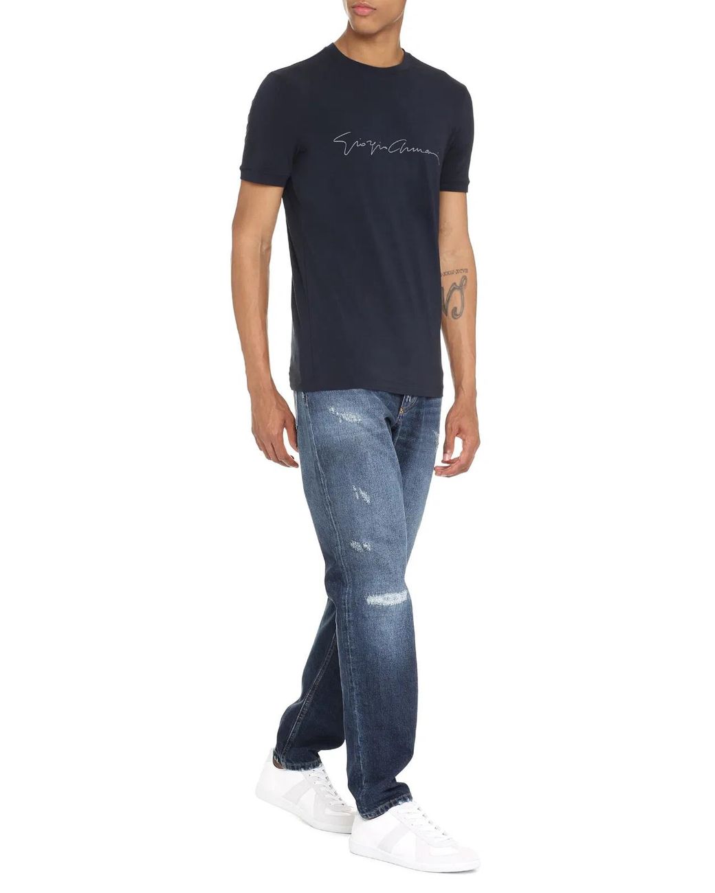 Giorgio Armani Black T-Shirts for men