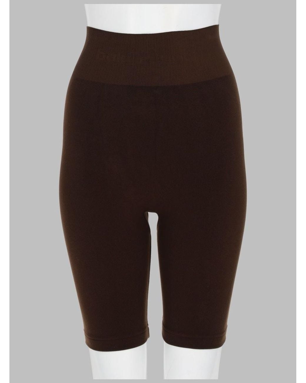 Balenciaga Brown Shorts "Techwear" Da Ciclista