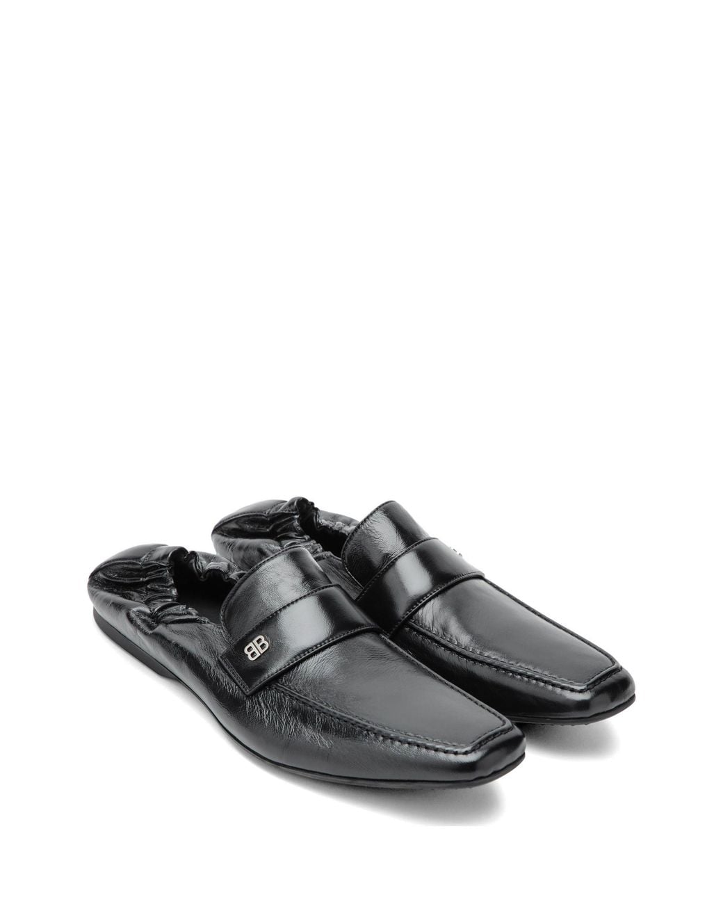 Balenciaga Black Palermo Loafer Bb for men