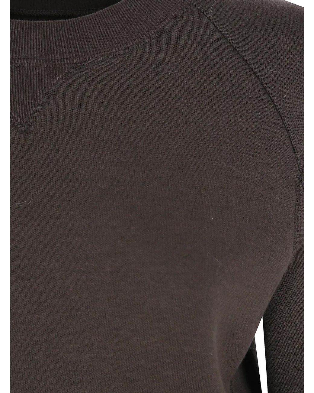 Sacai Brown Sponge Sweat Pullover