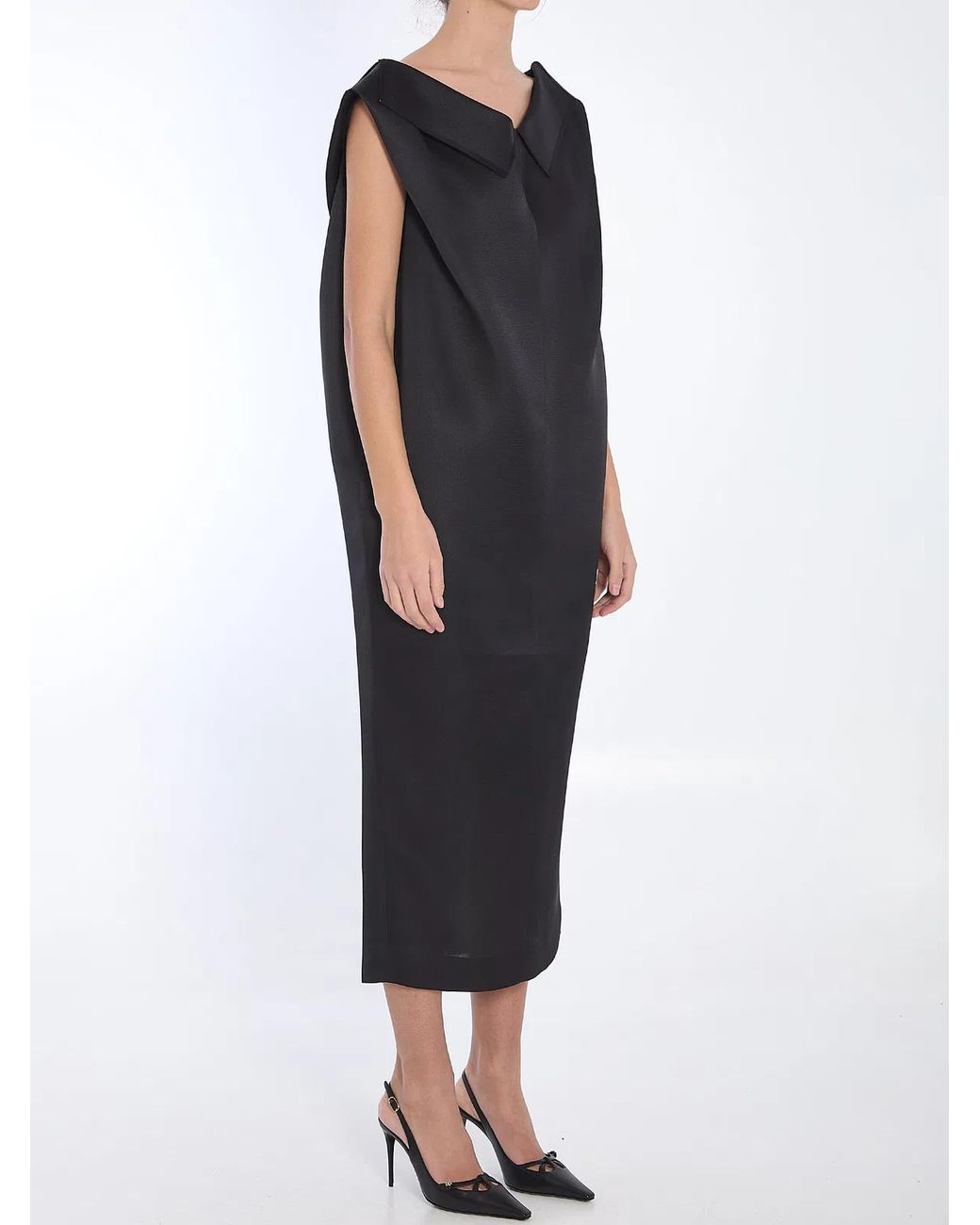 Khaite Black Selwyn Long Dress