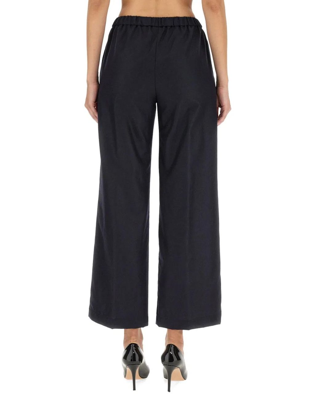 Aspesi Black Wool Pants
