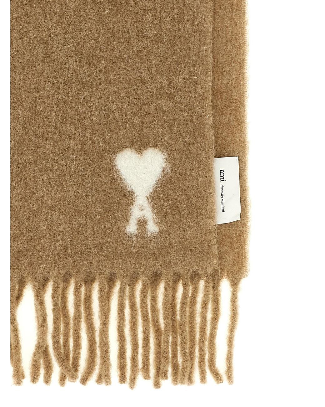 AMI Natural 'Ami De Coeur' Scarf