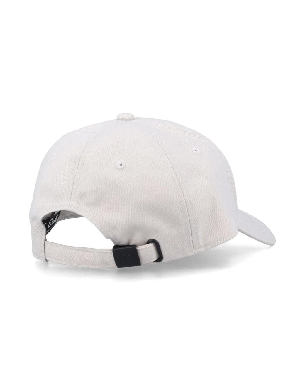 Y-3 White Cotton Logo Cap