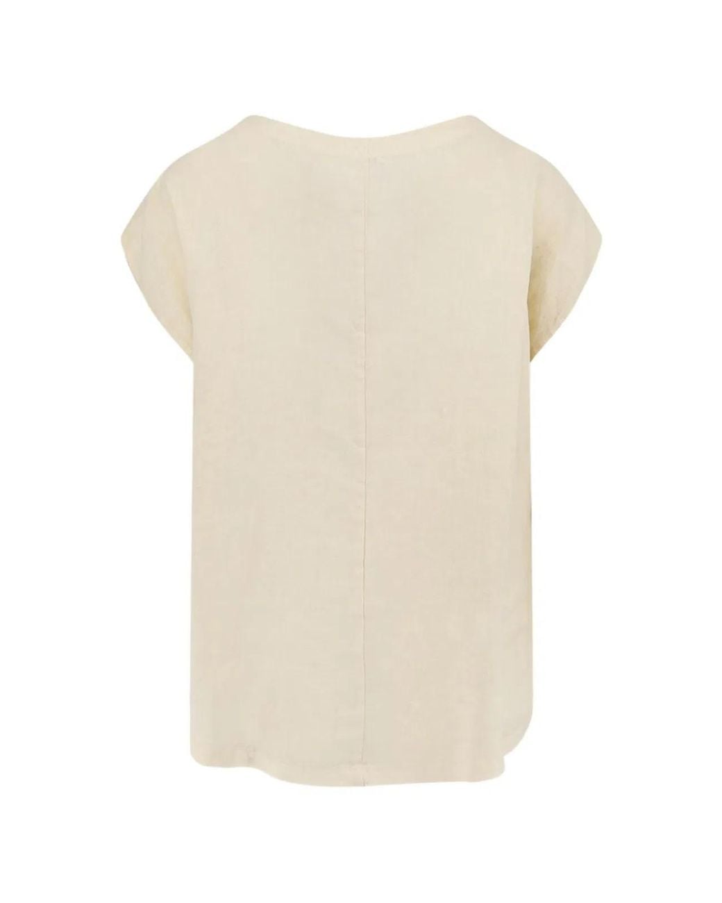 Aspesi White Linen Top