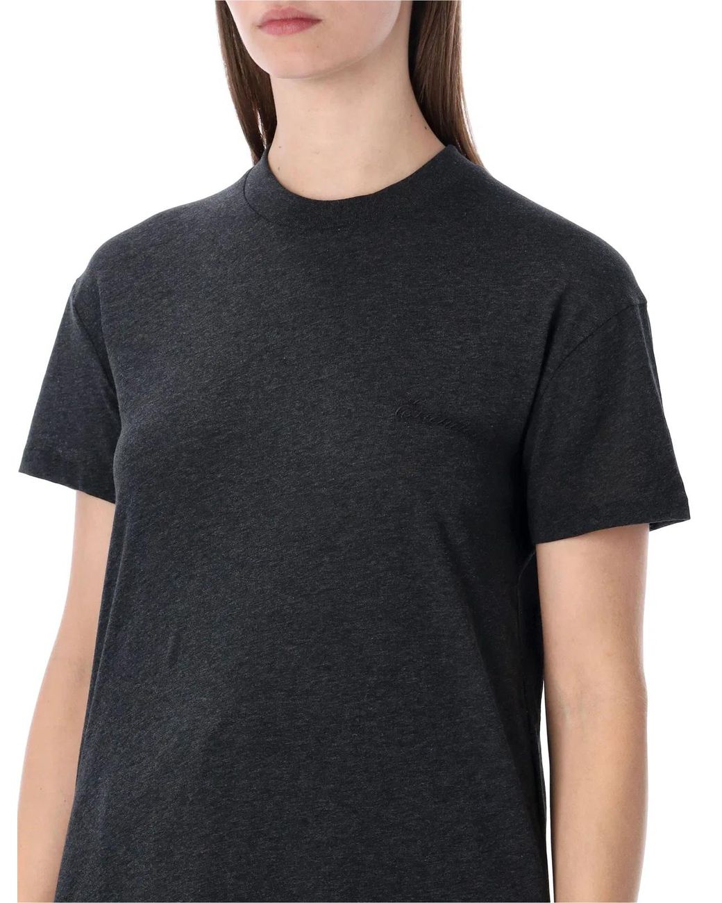 Fear Of God Black Essentials Fear Of God Dark Embroidered Classic Tee