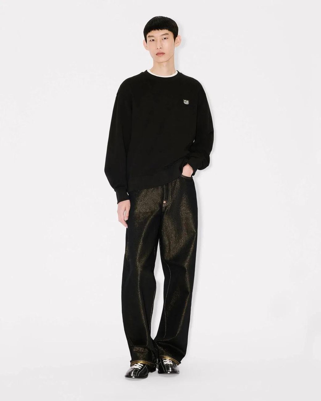 KENZO Black Wild Tiger Sweatshirt for men