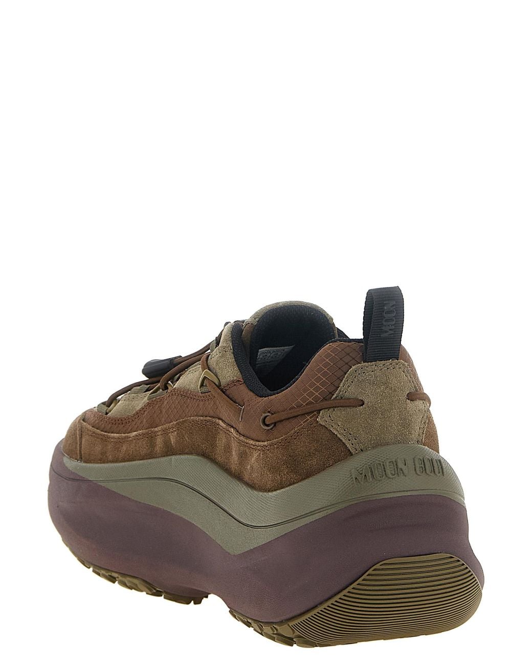 Moon Boot Brown 'Moon247 Xlace' Sneakers for men