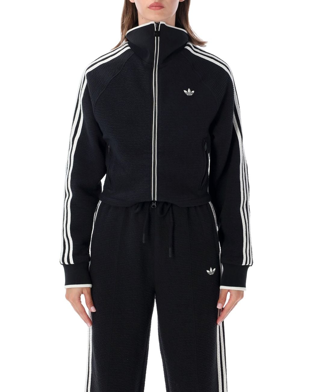 Adidas Originals Blue Adidas Firebird Jacquard Track Jacket