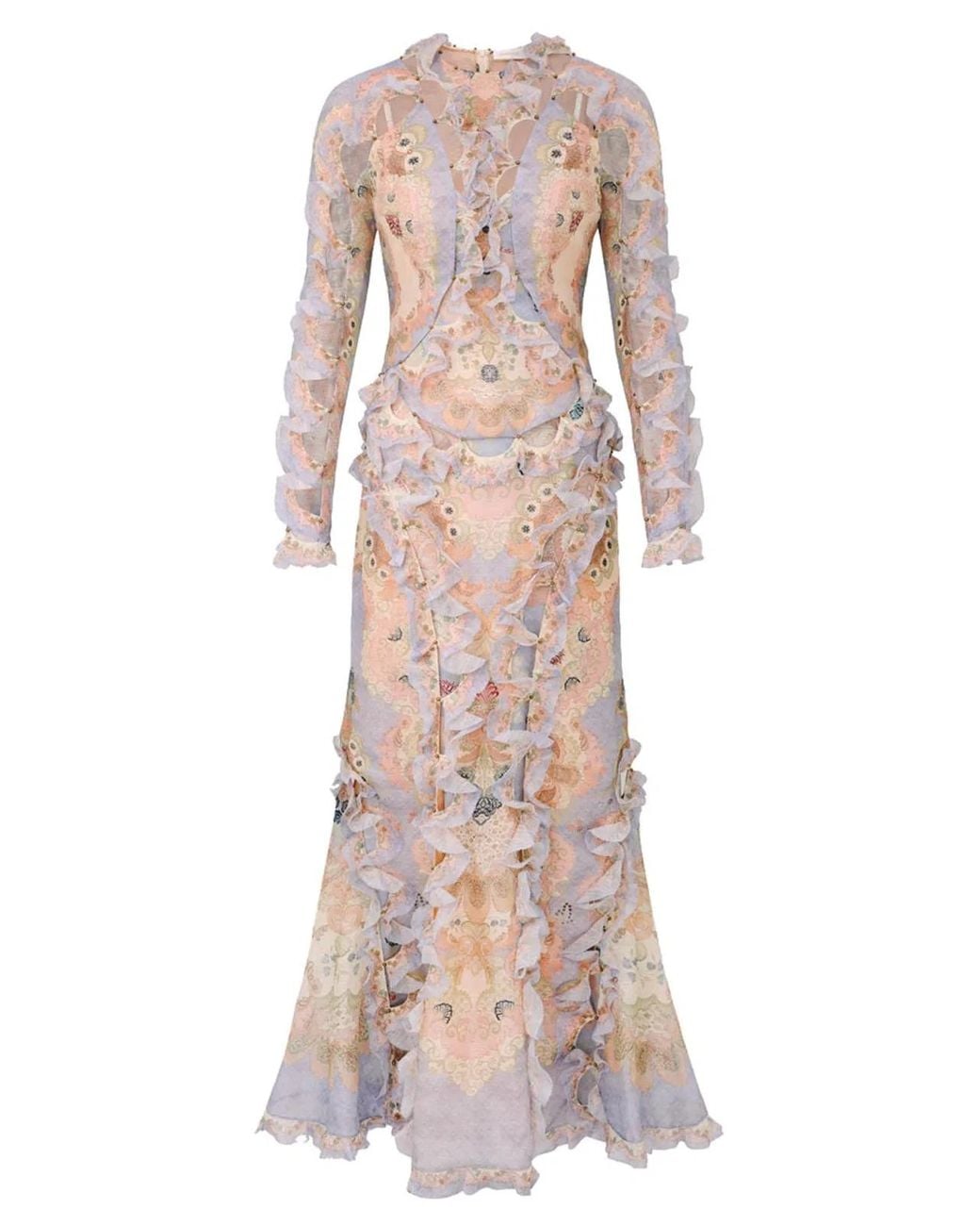 Zimmermann Pink Rebellion Long Dress