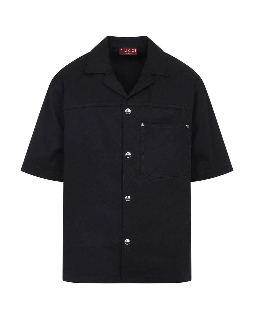 Gucci Black Gg Jacquard Shirt for men