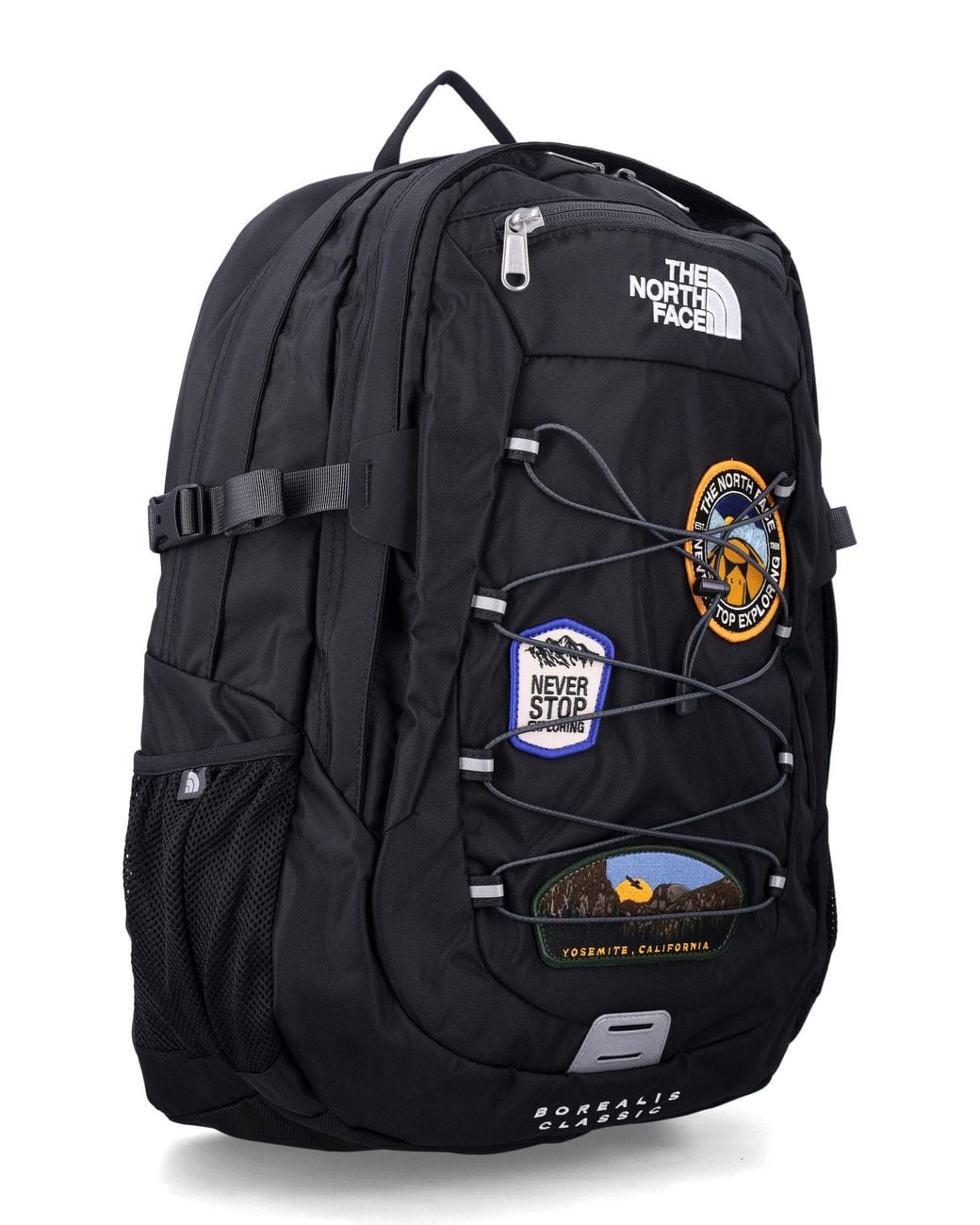 The North Face Black Borealis Classic Patch Backpack for men