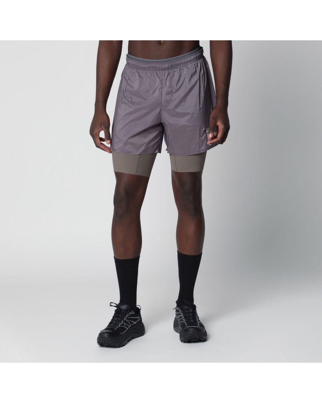 Satisfy Purple Shark Techsilk 8" Shorts for men