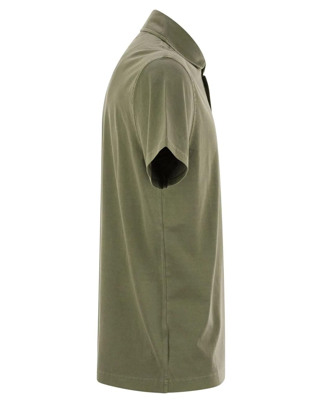 Fay Green Cotton Jersey Polo Shirt for men