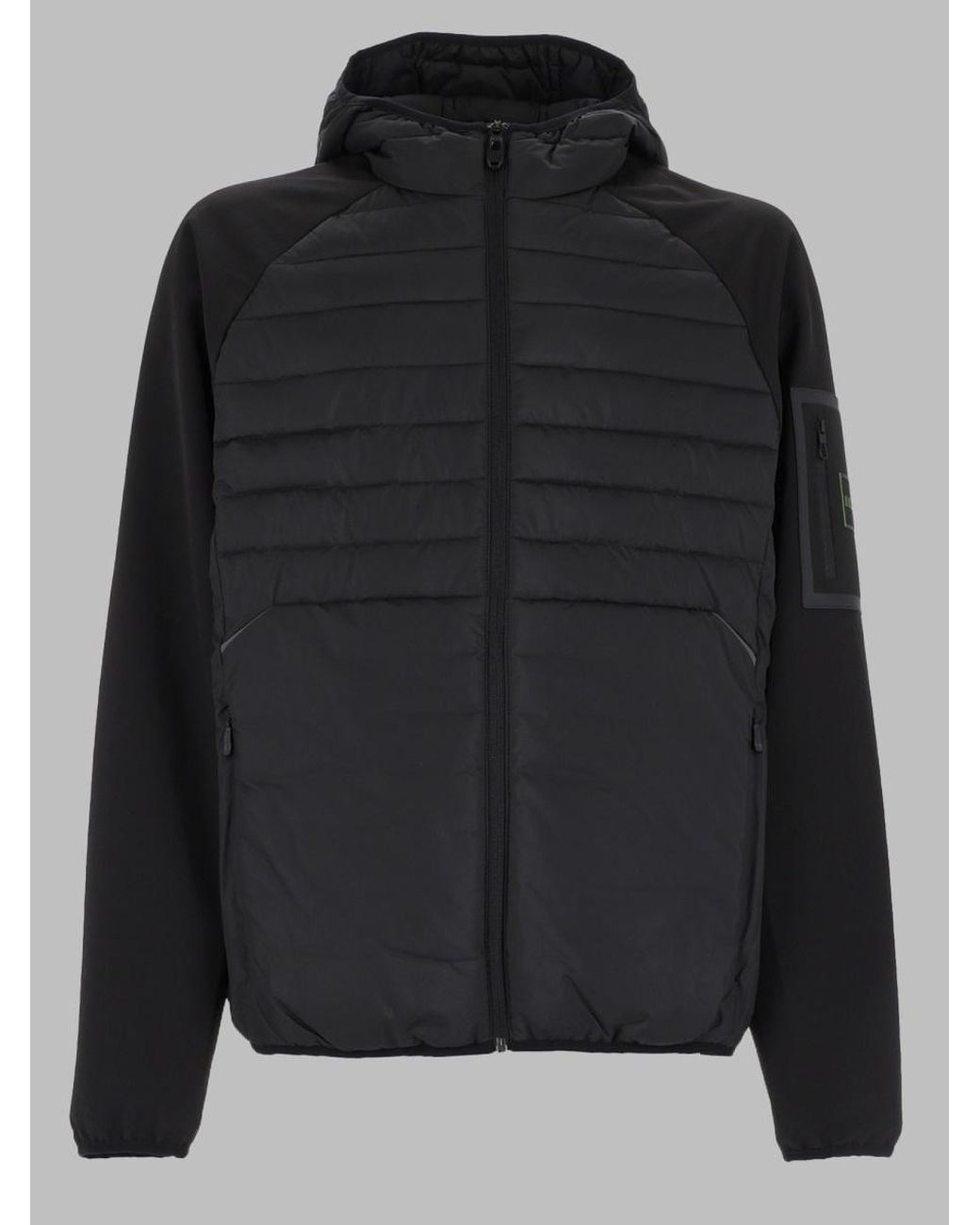Boss Black Hybrid Jacket J_Urbanex Hd Water-Repellent Recycled Polyester for men