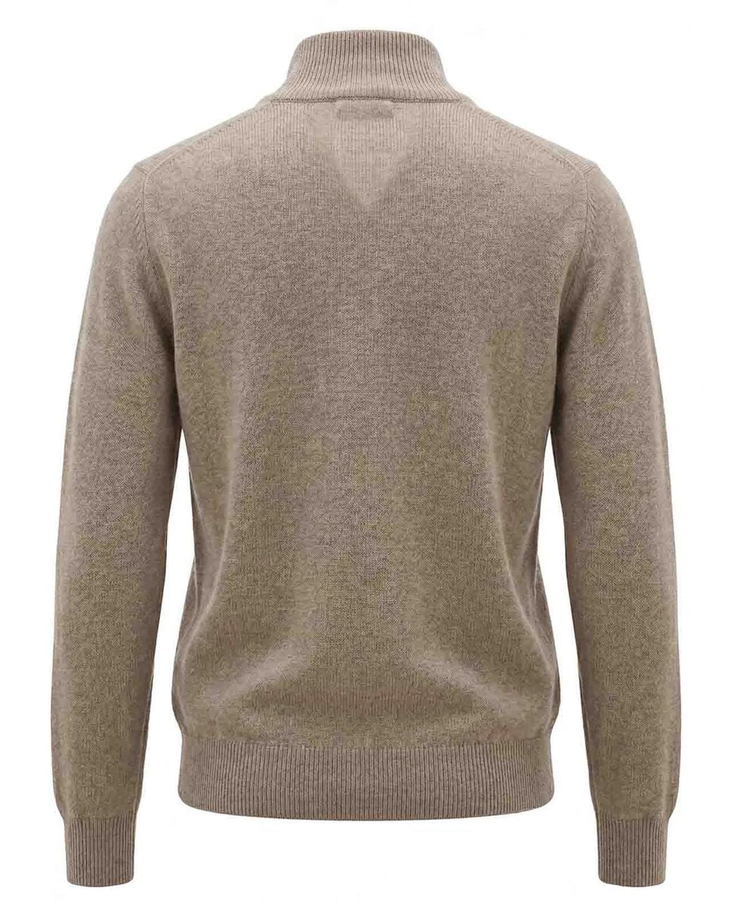 Malo Gray Cashmere V Neck for men