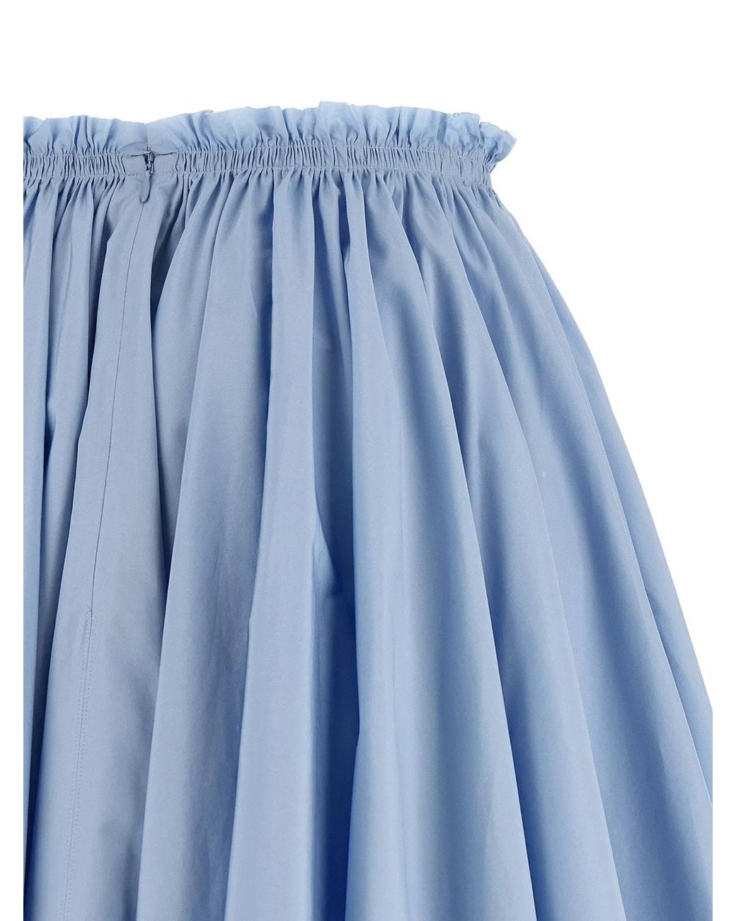 AMI Blue Wheel Skirt