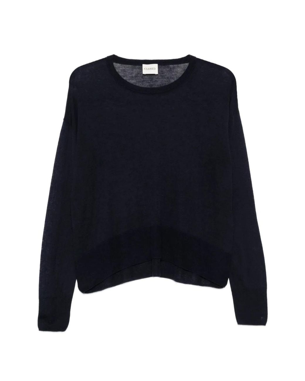 Closed Blue Wool Crewneck Sweater