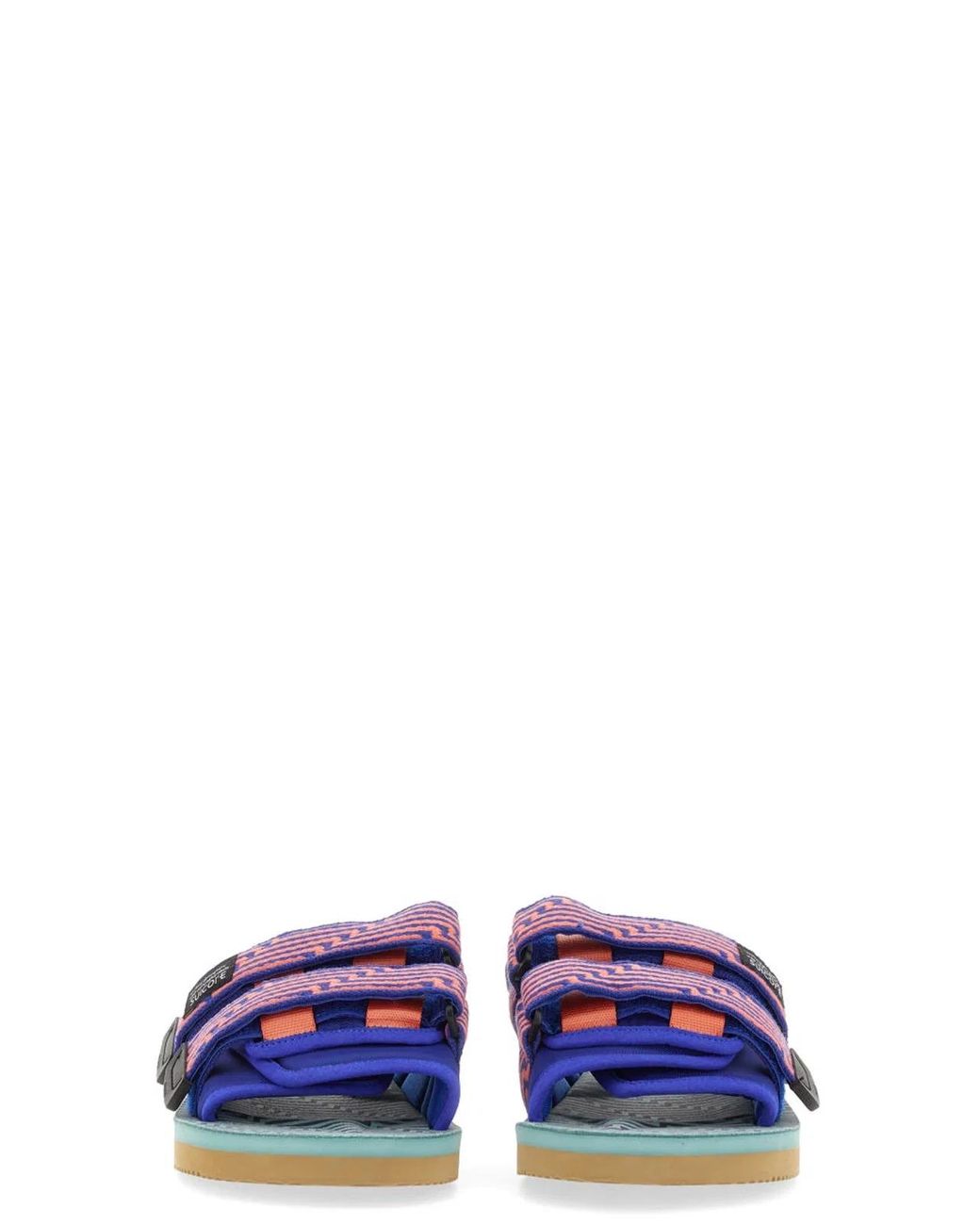 Suicoke Purple Padded Nylon Slipper With Adjustable Straps for men