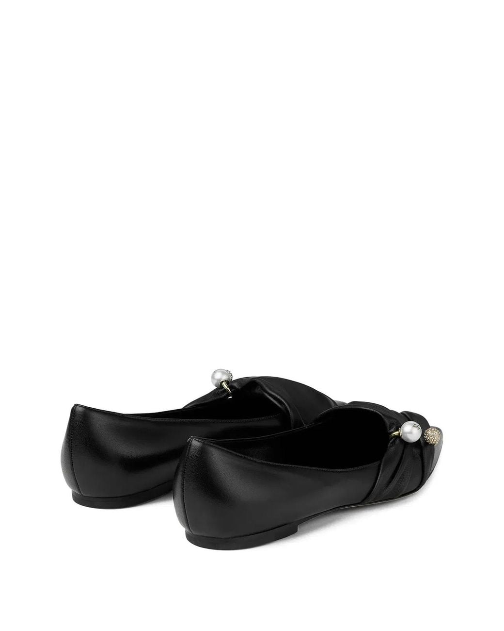 Jimmy Choo Black Rafi Ballerina
