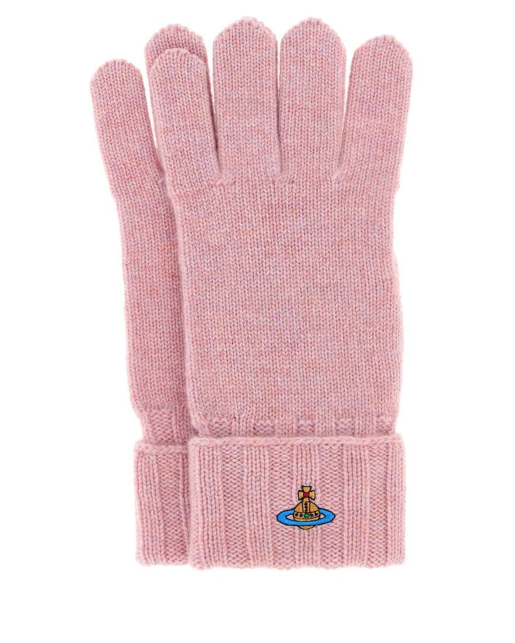 Vivienne Westwood Pink Cashmere Gloves
