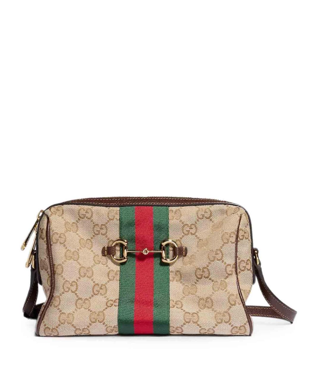 Gucci Natural Vintsand/Dkbro Handbag