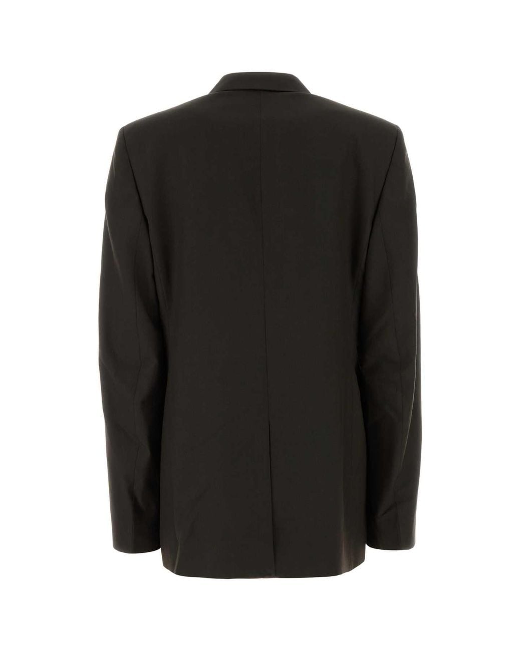 Lemaire Black Dark Twill Blazer