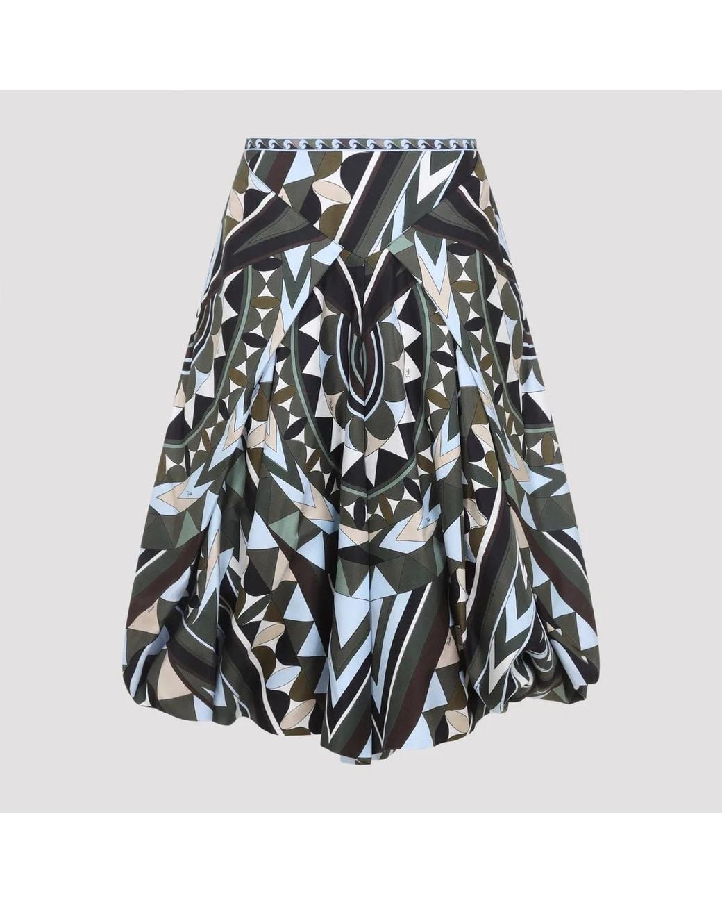 Emilio Pucci Black Silk Twill Pants