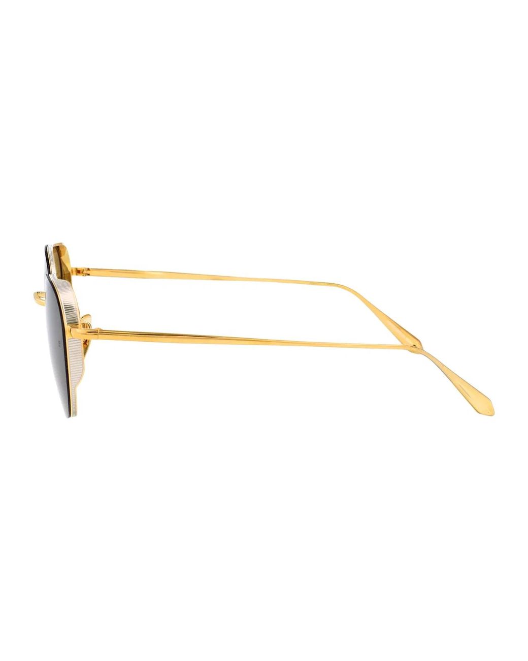 Linda Farrow Green Yellowgold/Whitegold/ Titanium Sunglasses