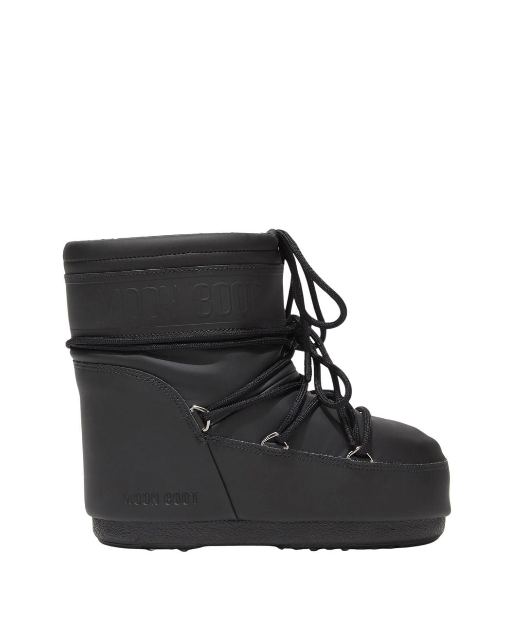 Moon Boot Blue "Icon Moonboot" Low Rubber Boots