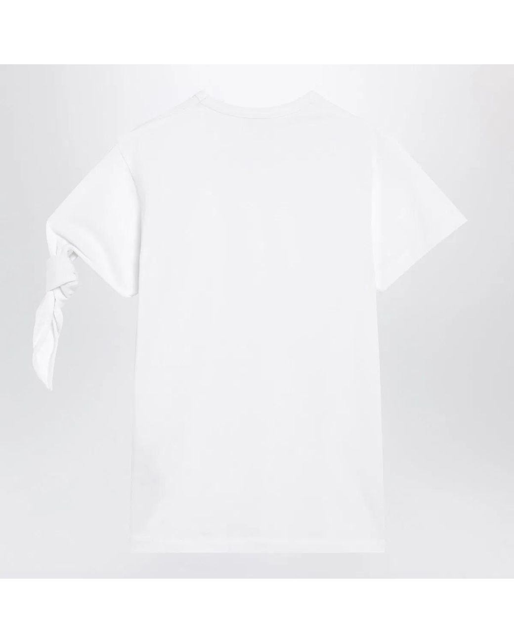 J.W. Anderson White Jw Anderson Knotted-Sleeve Jersey T-Shirt