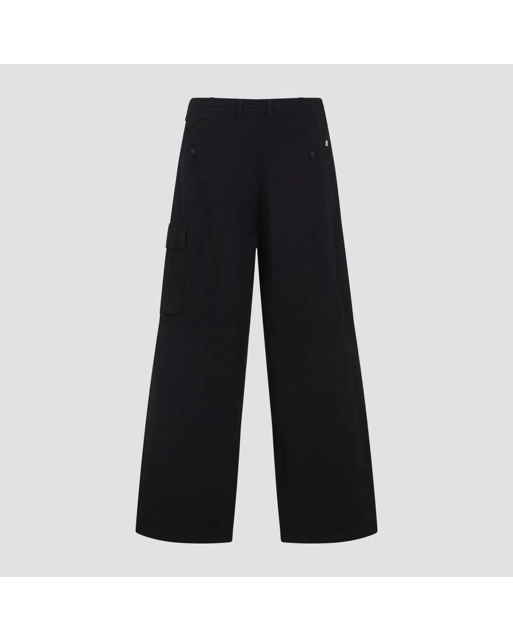 C P Company Black C.P.Company Cotton Trousers for men