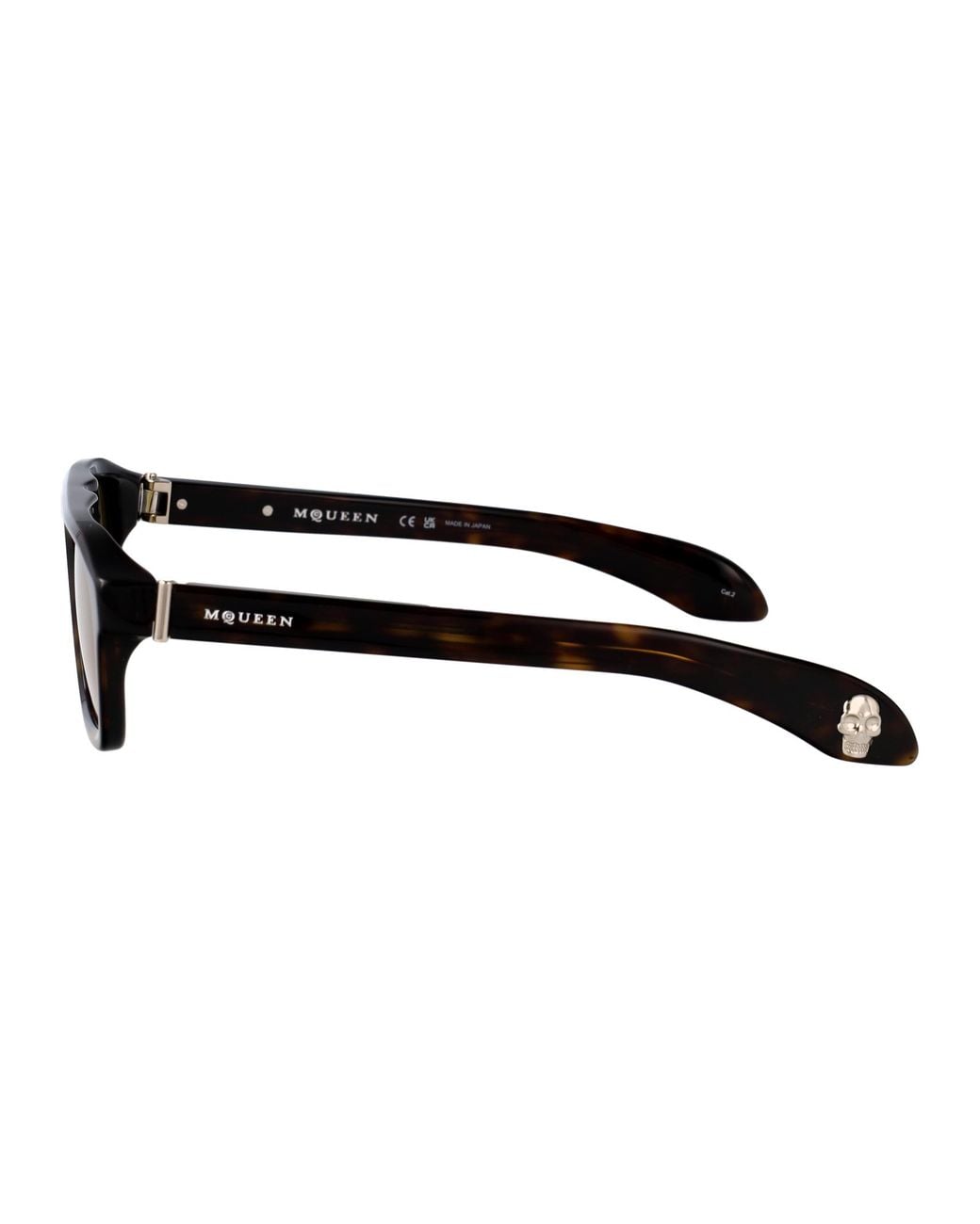 McQueen Yellow Havana-Havana- Recycled Acetate Sunglasses for men