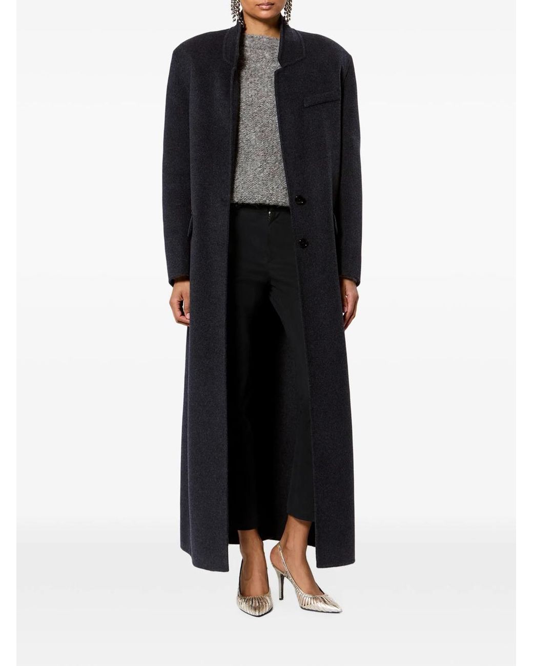 Isabel Marant Black Cappotto Clesa