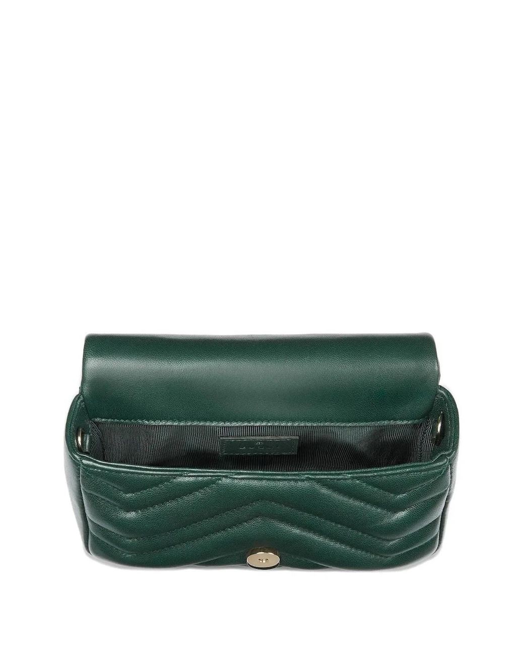 Gucci Green Superm Charme Mini Lamb Leather Bag